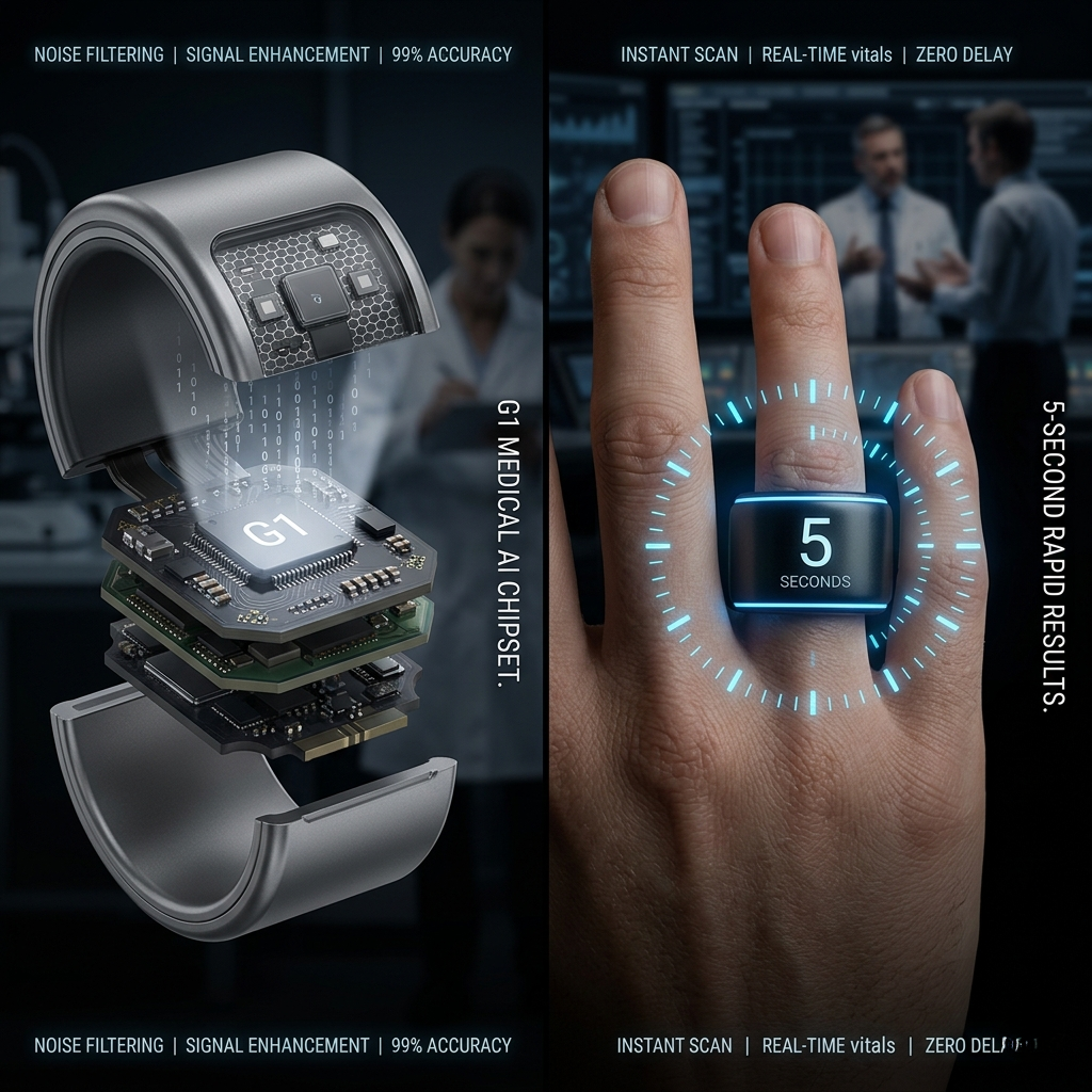 🎉75% OFF Launch Deal🔥AuraNova™ G1 Non-Invasive Smart Ring