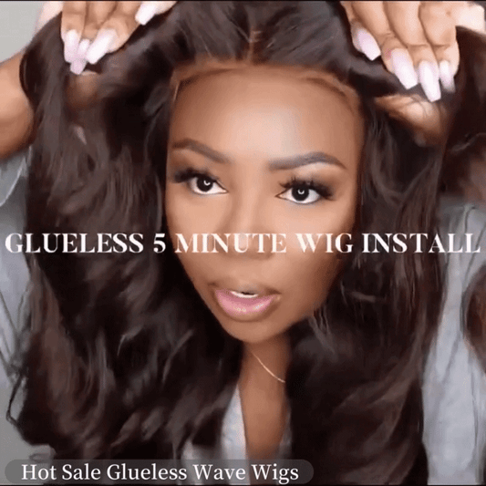 Hot Sale Glueless Brown Long Hair Brazilian Body Wavy Wigs